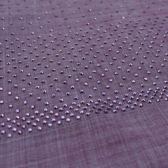 Crystal Embedded Pastel Colour Woolen Silk Scarves - Picture 15 of 16